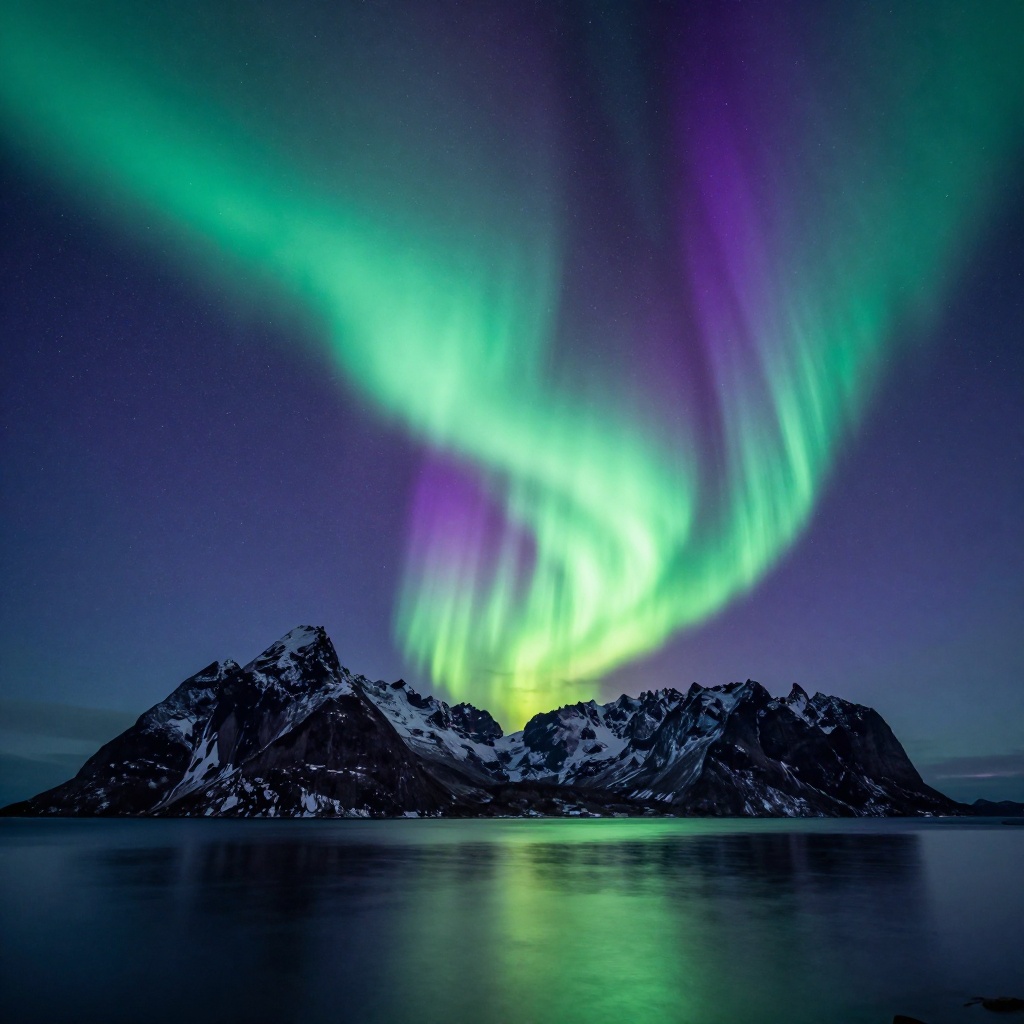 Nordlys over Lofoten